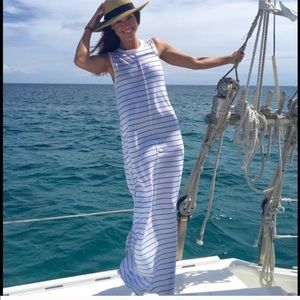 Zara long striped dress